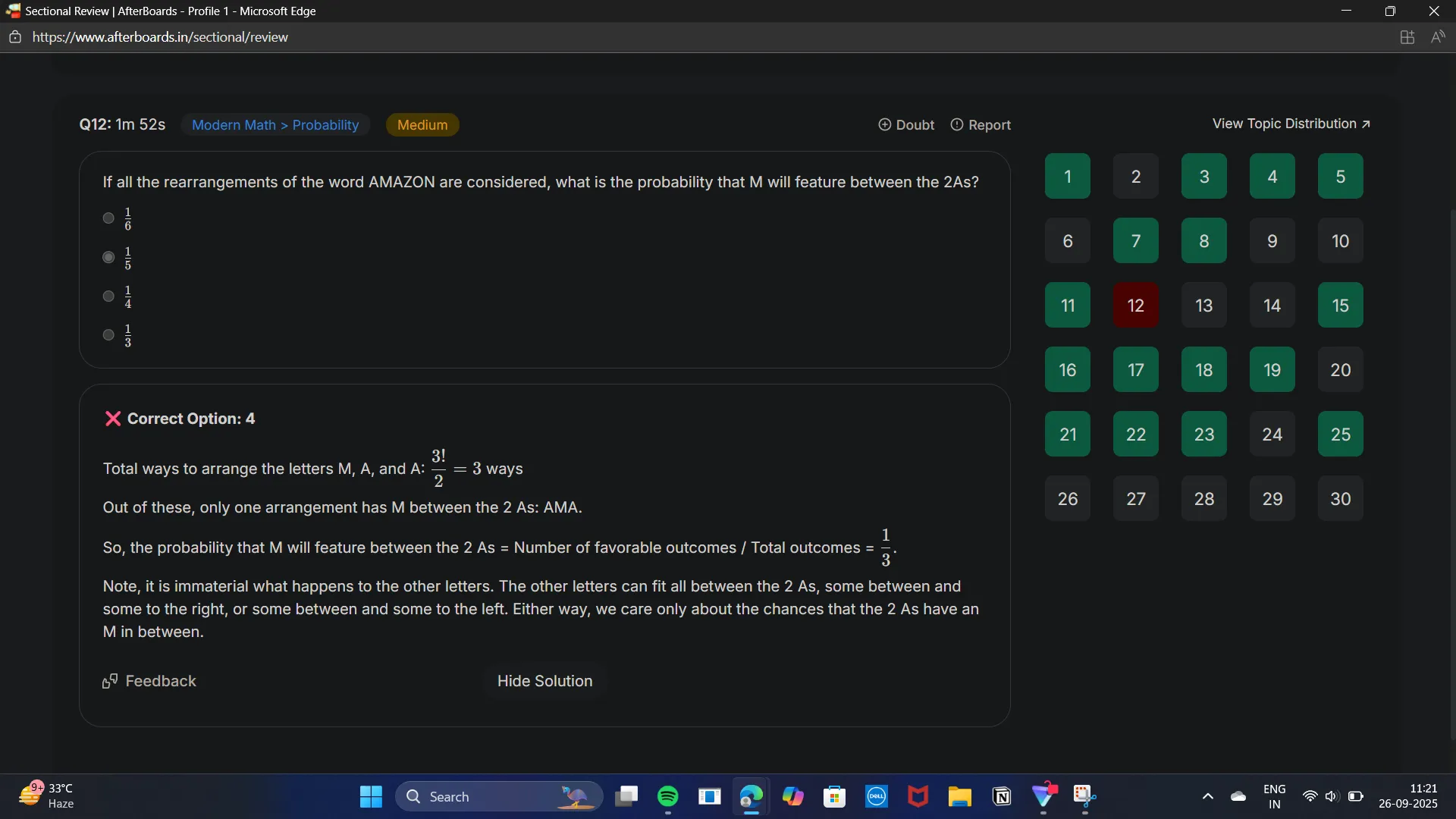 Forum Version Math Probability | Modern Math - AfterBoards Forum | AfterBoards