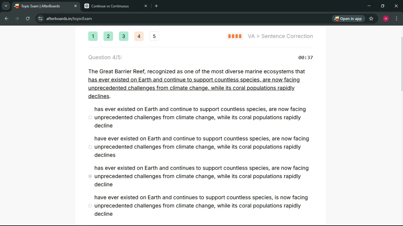 Solution please | Verbal Ability - AfterBoards Forum | AfterBoards